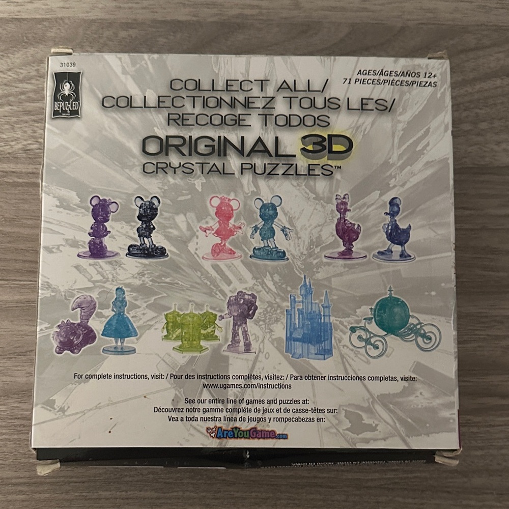 Disney 3D Crystal Puzzle - Golden Cinderella's Carriage